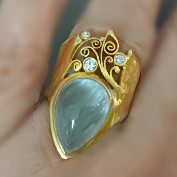 Aquamarine Ring